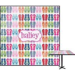 FlipFlop Square Table Top - 24" (Personalized)