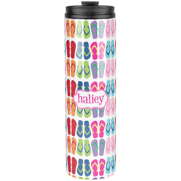 Custom FlipFlop Stainless Steel Skinny Tumbler - 20 oz (Personalized)