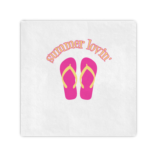 Custom FlipFlop Standard Cocktail Napkins (Personalized)