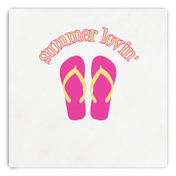 Custom FlipFlop Paper Dinner Napkins (Personalized)