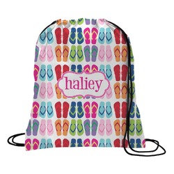 FlipFlop Drawstring Backpack - Large (Personalized)