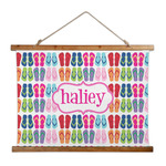 FlipFlop Wall Hanging Tapestry - Wide (Personalized)