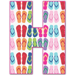 FlipFlop Letter Decal - Large (Personalized)