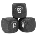 FlipFlop Whiskey Stone Set - Set of 3 (Personalized)