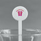 FlipFlop White Plastic 7" Stir Stick - Round - Main