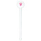 FlipFlop White Plastic 7" Stir Stick - Round - Single Stick