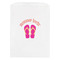 FlipFlop White Treat Bag - Front View