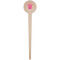 FlipFlop Wooden 4" Food Pick - Round - Single Pick