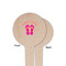 FlipFlop Wooden 4" Food Pick - Round - Single Sided - Front & Back