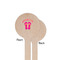 FlipFlop Wooden 7.5" Stir Stick - Round - Single Sided - Front & Back