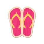 FlipFlop Genuine Maple or Cherry Wood Sticker