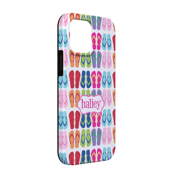 Custom FlipFlop iPhone Case - Rubber Lined - iPhone 13 (Personalized)