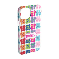 FlipFlop iPhone Case - Plastic - iPhone 15 (Personalized)