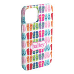 FlipFlop iPhone Case - Plastic - iPhone 15 Pro Max (Personalized)