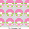 Pink & Green Dots 1" Multipurpose Round Labels - Sheet