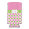 Pink & Green Dots 12oz Tall Can Sleeve - Set of 4 - FRONT