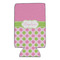 Pink & Green Dots 16oz Can Sleeve - Set of 4 - FRONT