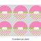 Pink & Green Dots 3" Multipurpose Round Labels - Sheet