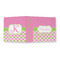 Pink & Green Dots 3 Ring Binders - Full Wrap - 2" - OPEN OUTSIDE