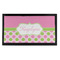 Pink & Green Dots Bar Mat - Small - FRONT