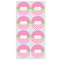 Pink & Green Dots Drink Topper - Medium - Set of 12