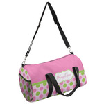 Pink & Green Dots Duffel Bag (Personalized)