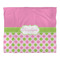 Pink & Green Dots Duvet Cover - King - Front