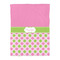 Pink & Green Dots Duvet Cover - Twin - Front