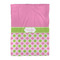 Pink & Green Dots Duvet Cover - Twin XL - Front