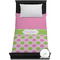 Pink & Green Dots Duvet Cover (Twin)