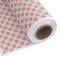 Pink & Green Dots Fabric by the Yard on Spool - Main