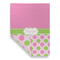 Pink & Green Dots House Flags - Double Sided - FRONT FOLDED