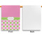 Pink & Green Dots House Flags - Single Sided - APPROVAL