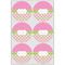 Pink & Green Dots Icing Circle - Large - Set of 6