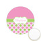 Pink & Green Dots Icing Circle - XSmall - Front