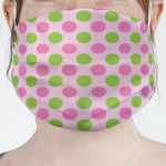 Pink & Green Dots Face Mask Cover