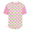 Pink & Green Dots Men's Crew Neck T Shirt Medium - Main