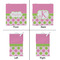 Pink & Green Dots Party Favor Gift Bag - Matte - Approval