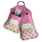 Pink & Green Dots Sanitizer Holder Keychain - Both in Case (PARENT)