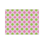 Pink & Green Dots Medium Tissue Papers Sheets - Heavyweight