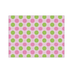 Pink & Green Dots Medium Tissue Papers Sheets - Lightweight