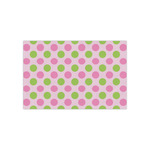 Pink & Green Dots Small Tissue Papers Sheets - Lightweight