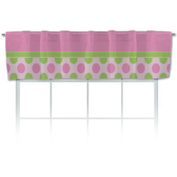 Pink & Green Dots Valance