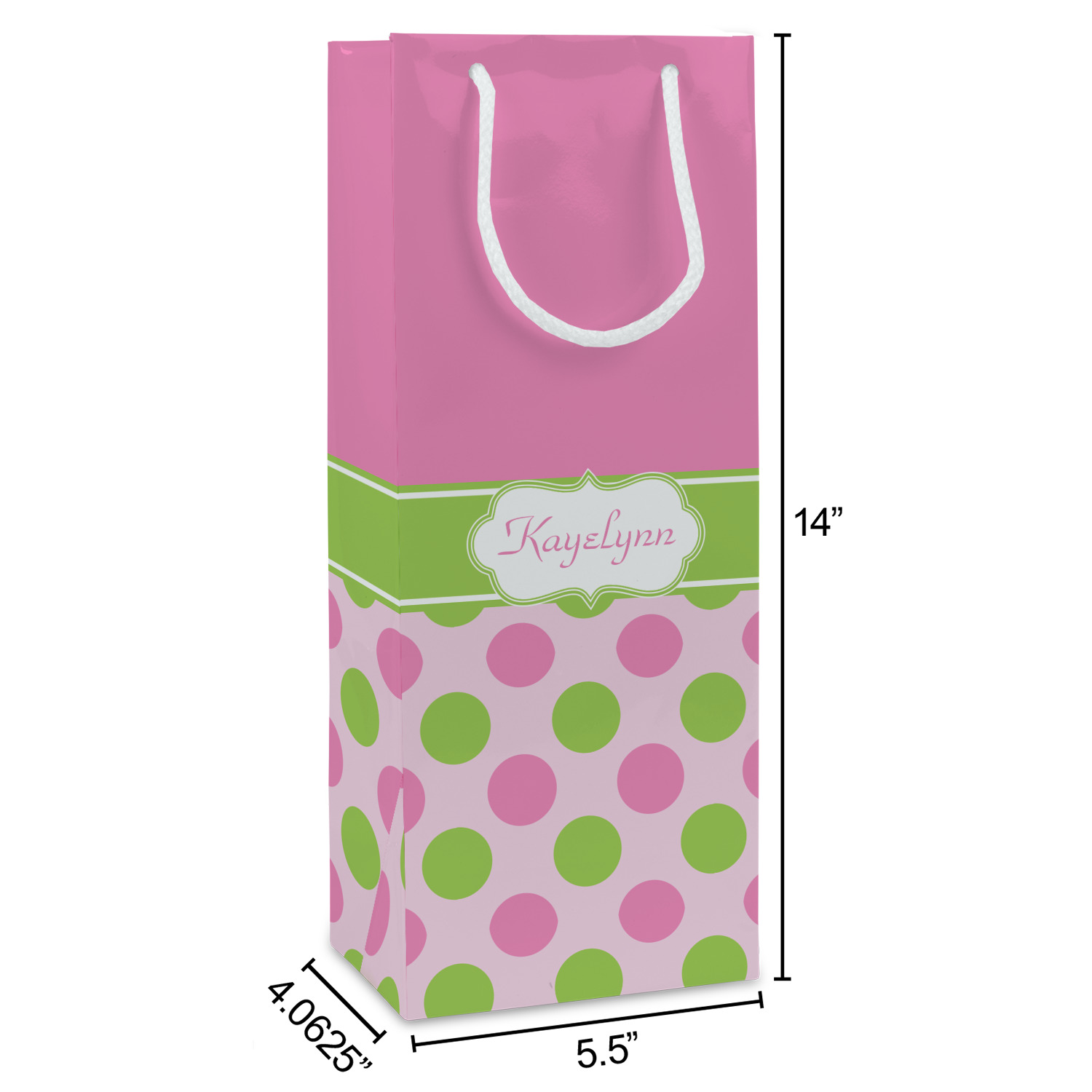 Pink 2025 wine bag