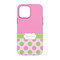 Pink & Green Dots iPhone 13 Pro Tough Case - Back