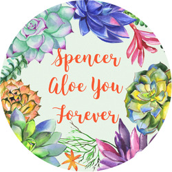 Succulents Multipurpose Round Labels - 1" (Personalized)