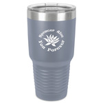 Succulents 30 oz Stainless Steel Tumbler - Grey - Single-Sided (Personalized)