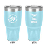 Succulents 30 oz Stainless Steel Tumbler - Teal - Double-Sided (Personalized)