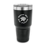 Succulents 30 oz Stainless Steel Tumbler - Black - Single Sided (Personalized)