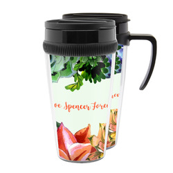 Succulents Acrylic Travel Mug (Personalized)